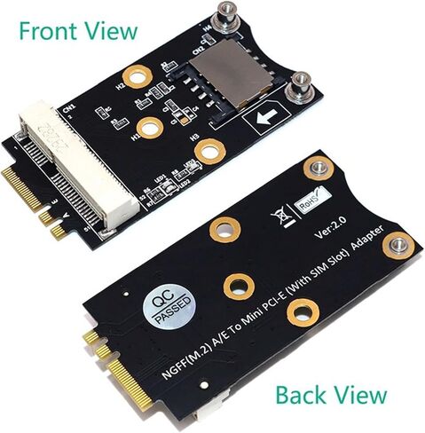 A+E Slot Adapter Module Board for Miniature PCIe WiFi 4G Compatible for 7 8 10 Systems Desktop WiFi in Kuwait