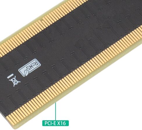 بطاقة محول PCIe 16x ذكر إلى ذكر - توسيع احترافي لبطاقة الرسومات، ودبوس لمس مطلي بالذهب للكمبيوتر المضغوط وهيكل الخادم in Kuwait