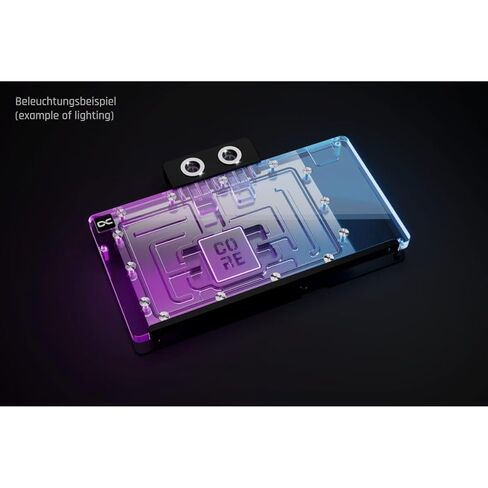 Alphacool Core Geforce RTX 5080 Solid + AMP GPU Water Block مع لوحة خلفية وحزمة وسادة حرارية Grizzly KryoSheet الحرارية in Kuwait