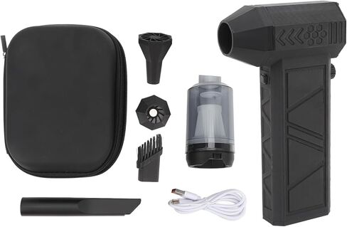Compressed Air Duster 130000rpm Electric Air Duster No Canned Air 8000mah Battery Portable Jet Turbo for Computer Clean Keyboard Car Dry Home in Kuwait