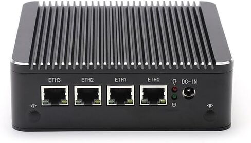 جهاز جدار حماية صغير، كمبيوتر صغير، OPNsense، VPN، جهاز توجيه PC، Celeron N2940، 4 x I210 1GbE LAN، VGA، HDMI، فتحة SIM، 0 ميجابايت من ذاكرة الوصول العشوائي، 0 جيجابايت تخزين، شبه نظام. (8 جيجا رام، 64 جيجا اس اس دي) in Kuwait
