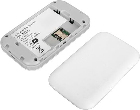 نقطة اتصال واي فاي محمولة من Focket، تدعم 10 مستخدمين في وقت واحد، جهاز نقطة اتصال محمول 4G LTE عالي السرعة، جهاز توجيه للسفر مع فتحة بطاقة SIM صغيرة وبطارية 2100 مللي أمبير في الساعة لأعمال السيارات in Kuwait