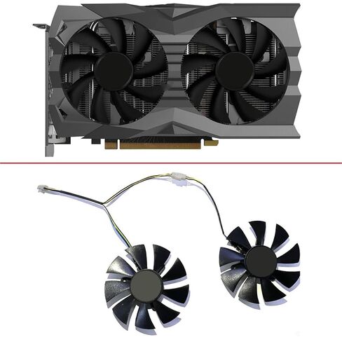 85MM GA92S2U GA92A2H 4PIN GTX 1660 1660Ti GPU Graphics Fan RTX 2060 2070 Super Mini Video Card Cooling Fans(Original) in Kuwait