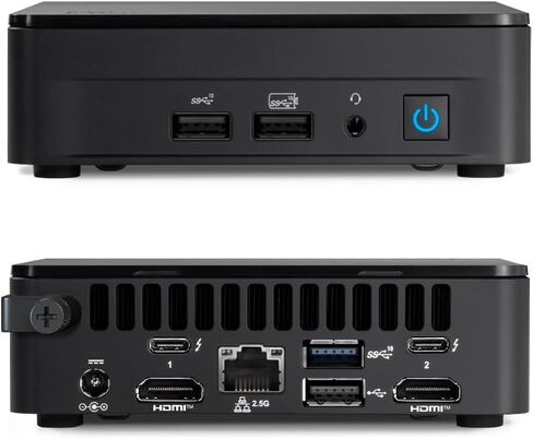 كمبيوتر صغير Intel NUC 13 NUC13ANHi5 مع Intel Core i5-1340P، ورسومات Iris Xe، ومنفذ HDMI مزدوج 2.1، ودعم عرض رباعي 4K، وWi-Fi 6E، وBluetooth 5.3، لإنترنت الأشياء والتطبيقات التجارية (هيكلية) in Kuwait