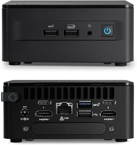 Intel NUC 13 Mini PC NUC13ANHi5 with Intel Core i5-1340P, Iris Xe Graphics, Dual HDMI 2.1, Quad 4K Display Support, Wi-Fi 6E, Bluetooth 5.3, for IoT and Commercial Applications(Barebone) in Saudi Arabia
