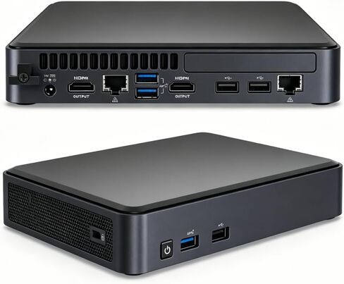 كمبيوتر Intel NUC Element Mini PC، Core i5-1135G7، حتى 4.20 جيجا هرتز، ذاكرة الوصول العشوائي 8 جيجا، Dual HDMI 4K، Dual LAN، Windows 11 Pro، 7.87x5.70x1.38 بوصة (8 جيجا رام + 128 جيجا SSD) (8 جيجا رام + 256 جيجا SSD) in Kuwait