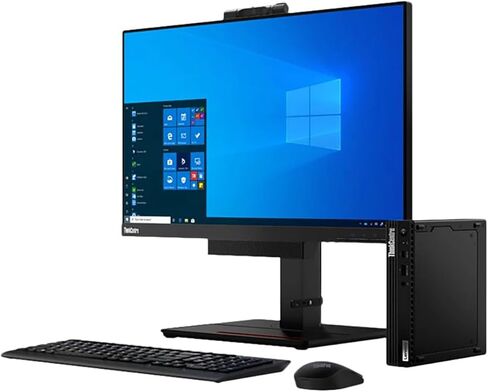 Lenovo ThinkCentre M75q Gen 2 Tiny Desktop Computer, AMD Ryzen 5 PRO 5650GE 3.4GHz, 8GB RAM, 256GB SSD, Windows 11 Pro, Black (Renewed) in Kuwait