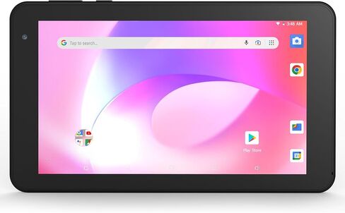 Tablet 7 inch, Android OS Reading Tablet, 32GB Storage, Quad Core, 1024x600 HD IPS Display, 2.0 MP Rear Camera, Wi-Fi, Bluetooth, Black in Kuwait