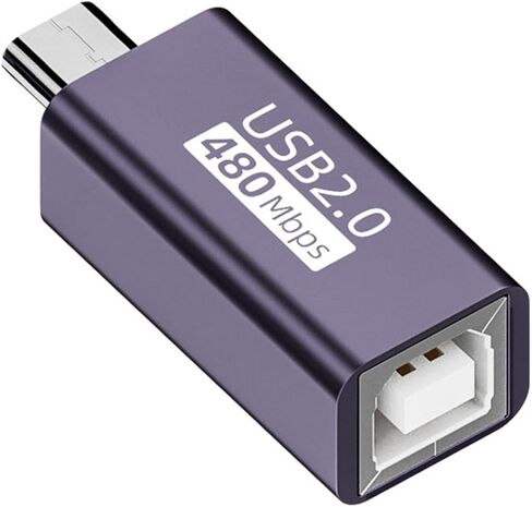 USB B Female Series Converters Adapters for Electronic Keyboards, Piano, Drum, Printers, Scanner Data Transmission USB B to Male in Saudi Arabia