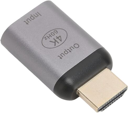GLOGLOW Nan USB C Female to Male Adapter, Aluminum Alloy, 4K 60HZ Resolution, Perfect for Meetings and Presentations with PC, Phone and Tablet Desktop Computers and Peripherals in Kuwait