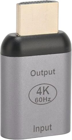 GLOGLOW Nan USB C Female to Male Adapter, Aluminum Alloy, 4K 60HZ Resolution, Perfect for Meetings and Presentations with PC, Phone and Tablet Desktop Computers and Peripherals in Kuwait