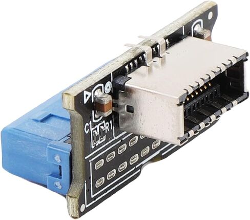 SUNGOOYUE USB 3.0 19PIN to Type E Adapter, Fast Data Transfer up to 5Gbps, Plug and Play Connectivity for USB C Devices, with ABS Material for Computer Motherboard in Saudi Arabia