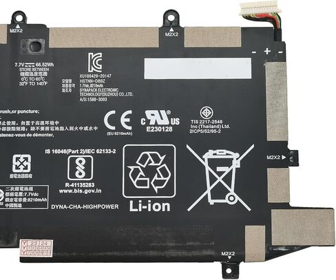 WS04XL Laptop Battery 66.52Wh Compatible with HP Spectre x360 14-ea 14-ea0002ni / Spectre x360 14t-ea000 / Pavilion Gaming 15-EC1025LA Series WSO4XL HSTNN-DB9Z L97352-2D1 L97357-005 WS04066XL in Kuwait