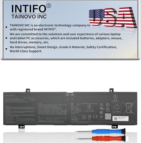 73Wh C41N2302 Laptop Battery Compatible with Asus ROG Zephyrus G14 2024 GA403 GA403U GA403UI GA403UJ GA403UU GA403UV-G14.R94060 GA403WR TUF Gaming A14 FA401WV ProArt PX13 HN7306 Series Notebook in Kuwait
