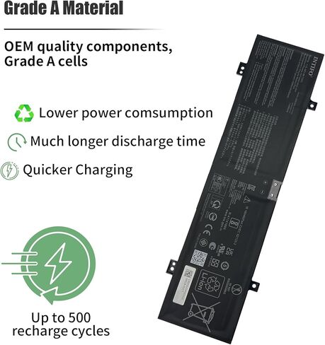 73Wh C41N2302 Laptop Battery Compatible with Asus ROG Zephyrus G14 2024 GA403 GA403U GA403UI GA403UJ GA403UU GA403UV-G14.R94060 GA403WR TUF Gaming A14 FA401WV ProArt PX13 HN7306 Series Notebook in Kuwait