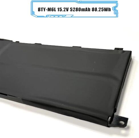 بطارية كمبيوتر محمول BTY-M6L متوافقة مع MSI 8RF GS65 PS42 8RB PS63 PS63 8RC 8RE 8RB 8RC 8RF MS-16Q3 15.2V 5280mAh 80.25Wh in Kuwait