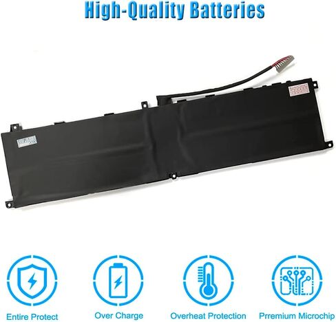 بطارية كمبيوتر محمول BTY-M6L متوافقة مع MSI 8RF GS65 PS42 8RB PS63 PS63 8RC 8RE 8RB 8RC 8RF MS-16Q3 15.2V 5280mAh 80.25Wh in Kuwait
