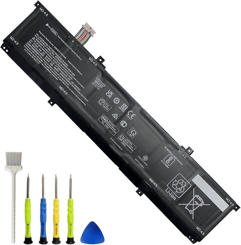 FZ06XL 83Wh استبدال بطارية HP Envy 16-H 16-H0000 16-H0112NR 16-H0795NG Spectre X360 2-in-1 16-F0000 16-F0035NR Series M48025-005 FZ06083XL TPN-DB0I M48025-005 M47636-2C1 11.58 فولت in Kuwait