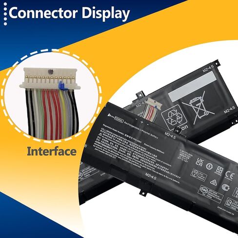 FZ06XL 83Wh استبدال بطارية HP Envy 16-H 16-H0000 16-H0112NR 16-H0795NG Spectre X360 2-in-1 16-F0000 16-F0035NR Series M48025-005 FZ06083XL TPN-DB0I M48025-005 M47636-2C1 11.58 فولت in Kuwait