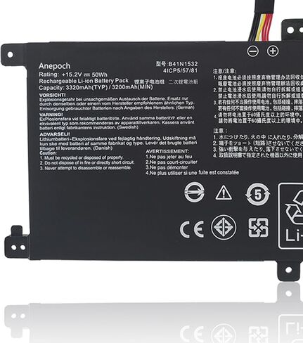 B41N1532 استبدال بطارية الكمبيوتر المحمول Asus Q504U Q504UA Q534UA Q504UAK Zenbook Flip UX560 UX560UAK UX560UA UX560UA-FZ014T Q504UA-BBI5T12 BHI5T13 UX560UQ-FJ051T B41BK25 B41Bl95 15.2 فولت 50 وات في الساعة in Kuwait