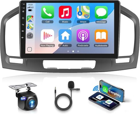 5G WiFi Android 15 Car Stereo for Buick Regal 2009-2013/ Opel Insignia 2008-2013 with Wireless Carplay Android Auto, 9" Touch Screen Radio Support GPS/Bluetooth/FM/SWC/Backup Camera in Kuwait
