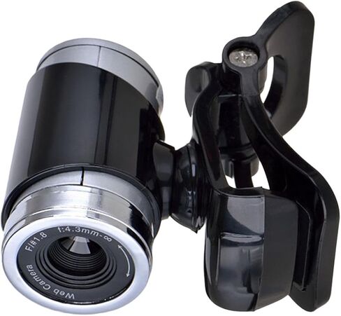 NOLITOY 720p USB Webcam with Microphone for Live Streaming and Online Classes, Clip-on Computer Camera for Desktop and Laptop, Black, Suitable for Video Conferencing and Teaching in Kuwait