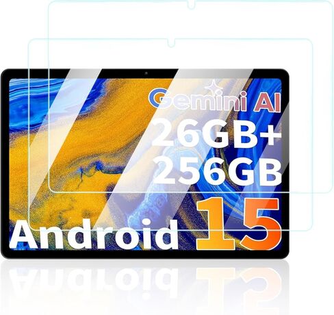 واقي شاشة لجهاز QDDQ TB02 Android 15 مقاس 10 بوصة، مضاد للخدش 9H حساس للمس، حواف مستديرة 2.5D خالية من الفقاعات، سهل التركيب، عبوتان. in Kuwait