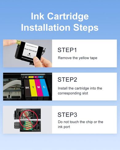 استبدال خرطوشة الحبر المعاد تصنيعها من myCartridge SUPRINT لحزمة التحرير والسرد لخراطيش الحبر Epson 812 812XL أحدث ترقية لطابعات Workforce Pro WF-7820 WF-7840 WF-7310 812 خراطيش حبر (5 عبوات) in Kuwait
