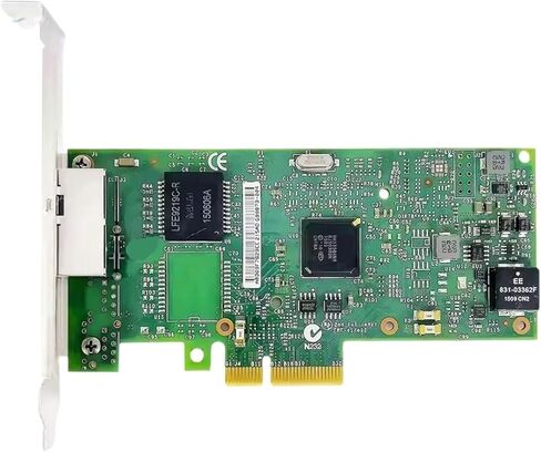 1Gb Network Card I350-T2 Ethernet Server Gigabit LAN Adapter I350T2V2Blk Chip Dual Rj45 Port Pci Express 2.1 X4 Nic(Long Bracket) in Kuwait