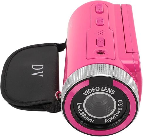 Alomejor Digital Video Camera, ABS Material High Definition Vlogging Camcorder with Microphone and 1080P Resolution for Live Streaming and Interviews in Kuwait