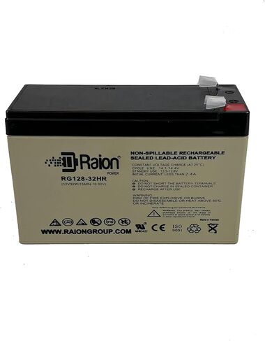 Raion Power RG128-32HR 12V 7.5Ah Compatible Replacement High Rate Discharge Rechargeable UPS Battery for CyberPower 750VA M750L - 3 Pack in Kuwait