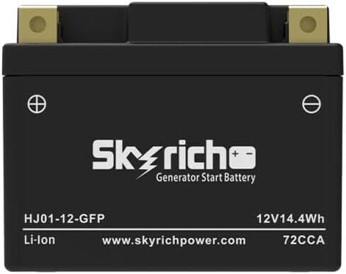 Skyrich HJ01-12-GFP Generator Start Battery. 12V 14.4Wh 72CCA,GENMAX OEM PART in Kuwait
