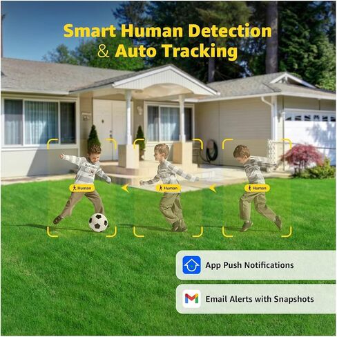 WZ520-3K 5MP PTZ WiFi Outdoor Security Camera 20X Optical Zoom Smart Dual Light Night Vision Two-Way Audio Cam in Kuwait