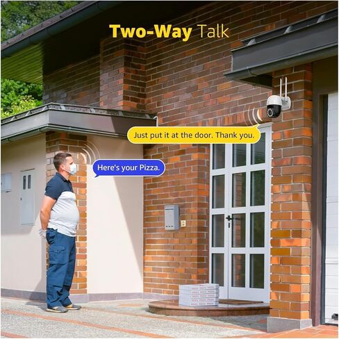 WZ520-3K 5MP PTZ WiFi Outdoor Security Camera 20X Optical Zoom Smart Dual Light Night Vision Two-Way Audio Cam in Kuwait