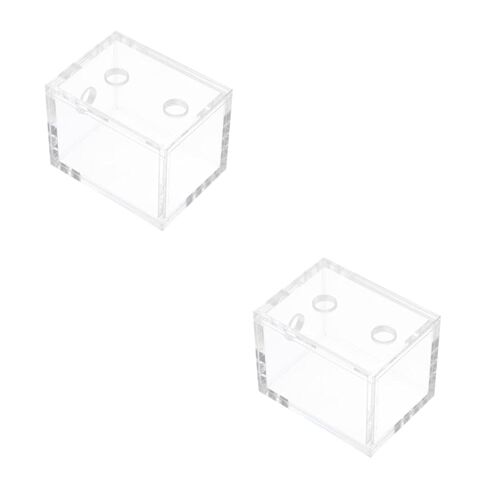 Uonlytech 2pcs Transparent Computer Liquid Cooling Tank Easy to Install Water Cooling System High Performance Acrylic Design Visible Water Level for Timely Refills in Kuwait
