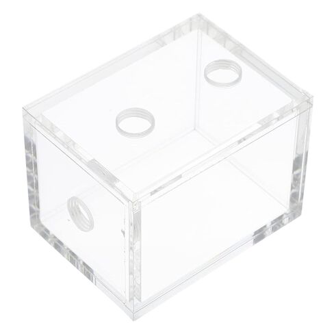 Uonlytech 2pcs Transparent Computer Liquid Cooling Tank Easy to Install Water Cooling System High Performance Acrylic Design Visible Water Level for Timely Refills in Kuwait