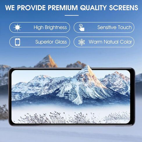 شاشة بديلة لشاشة Samsung Galaxy S20 FE 2022/S20 FE 5G مع إطار لهاتف Samsung S20 FE SM-G781 G781B G781U G781F/DS G781W مجموعة محول رقمي بشاشة LCD تعمل باللمس مع أدوات سوداء in Kuwait