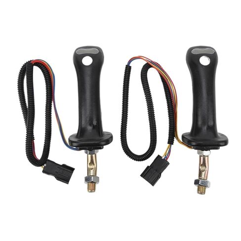 YQQEWI 2Pcs 6 Pin 3 Button Excavator Joystick Handles Lever Aluminum Alloy for DX150 215 225 300 370-9C in Kuwait