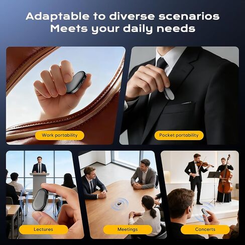 136GB Magnetic Voice Recorder - (9800Hours) Zutiifeu Voice Activated Recorder with DSP5.0 Noise Cancellation HD Audio Recorder for Classes, Meeting, Lecture, Daily Use Recording Device in Kuwait