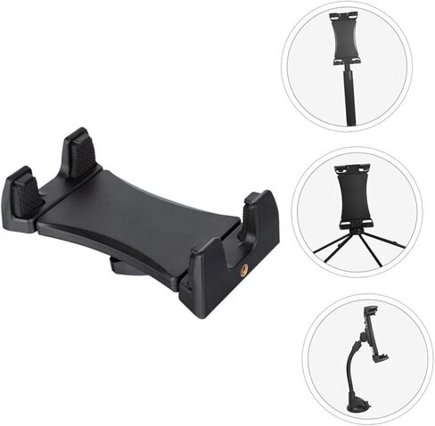 jojofuny Rotating Tablet Holder with Tripod Mount Adapter Multi-Purpose Phone Stand for Vlogging Photography and Outdoor Travel Compatible with All Smartphones and Tablets in Kuwait