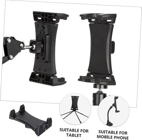 jojofuny Rotating Tablet Holder with Tripod Mount Adapter Multi-Purpose Phone Stand for Vlogging Photography and Outdoor Travel Compatible with All Smartphones and Tablets in Kuwait