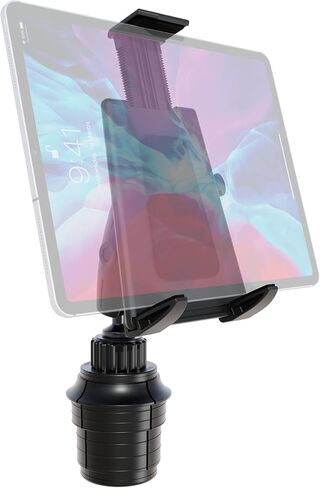 حامل أكواب للكمبيوتر اللوحي من ARKON Mounts Universal بضغطة زر | حامل كمبيوتر لوحي موثوق | للسيارات والشاحنات | حامل أكواب قابل للتمديد | ذراع قابل للتعديل | متوافق مع iPad وSamsung وFire والمزيد in Kuwait