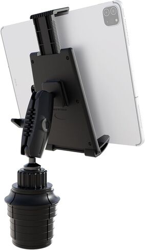 حامل أكواب للكمبيوتر اللوحي من ARKON Mounts Universal بضغطة زر | حامل كمبيوتر لوحي موثوق | للسيارات والشاحنات | حامل أكواب قابل للتمديد | ذراع قابل للتعديل | متوافق مع iPad وSamsung وFire والمزيد in Kuwait