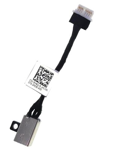 استبدال كابل منفذ شحن DC في مقبس الطاقة لأجهزة الكمبيوتر المحمول Dell Inspiron 7300 7306 2 في 1 P/N: CN-0M4GJ3 0M4GJ3 M4GJ3 450.0JY0C.0021 in Kuwait