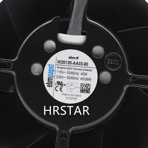Original New Fan W2S130-AA03-90 115VAC/230VAC 0.26/0.62A 365m3/h 172 X150 X 55mm 2800min-1（r/min）Axial Fans in Kuwait