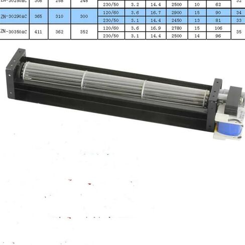 1 Piece Crossflow Cooling Cross Flow Fan 30mm AC220v/120V/230V Low Noise Large air Volume Elevator Chassis Cooling Accessories(30150AC,AC220V) in Kuwait