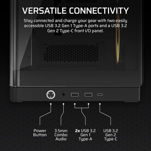 حزمة CORSAIR Frame 4500X RS-R ARGB - تتضمن 3X مراوح RS120R ARGB، 1x RS120 ARGB Fan، 1x Nautilus RS 360 ARGB CPU Cooler - أسود in Kuwait