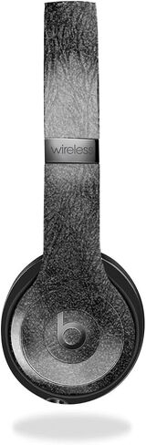 غلاف لامع لامع متوافق مع Beats Solo 4 - جلد أسود - غطاء لاصق واقٍ من الفينيل 3M الفاخر - سهل الاستخدام | صُنع في الولايات المتحدة الأمريكية بواسطة MightySkins in Kuwait