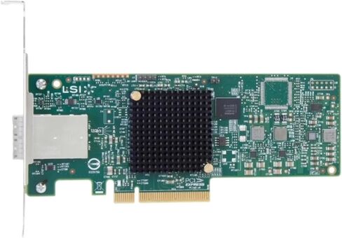 LSI 9300-8E 8 منافذ، 12 جيجابت/ثانية Sata + وحدة تحكم بطاقة الشبكة SAS Pci-E3.0، وضع IT (دعامة قصيرة) in Kuwait