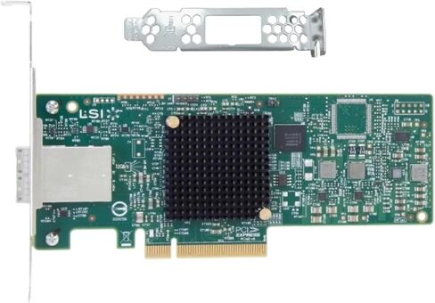 LSI 9300-8E 8 منافذ، 12 جيجابت/ثانية Sata + وحدة تحكم بطاقة الشبكة SAS Pci-E3.0، وضع IT (دعامة قصيرة) in Kuwait